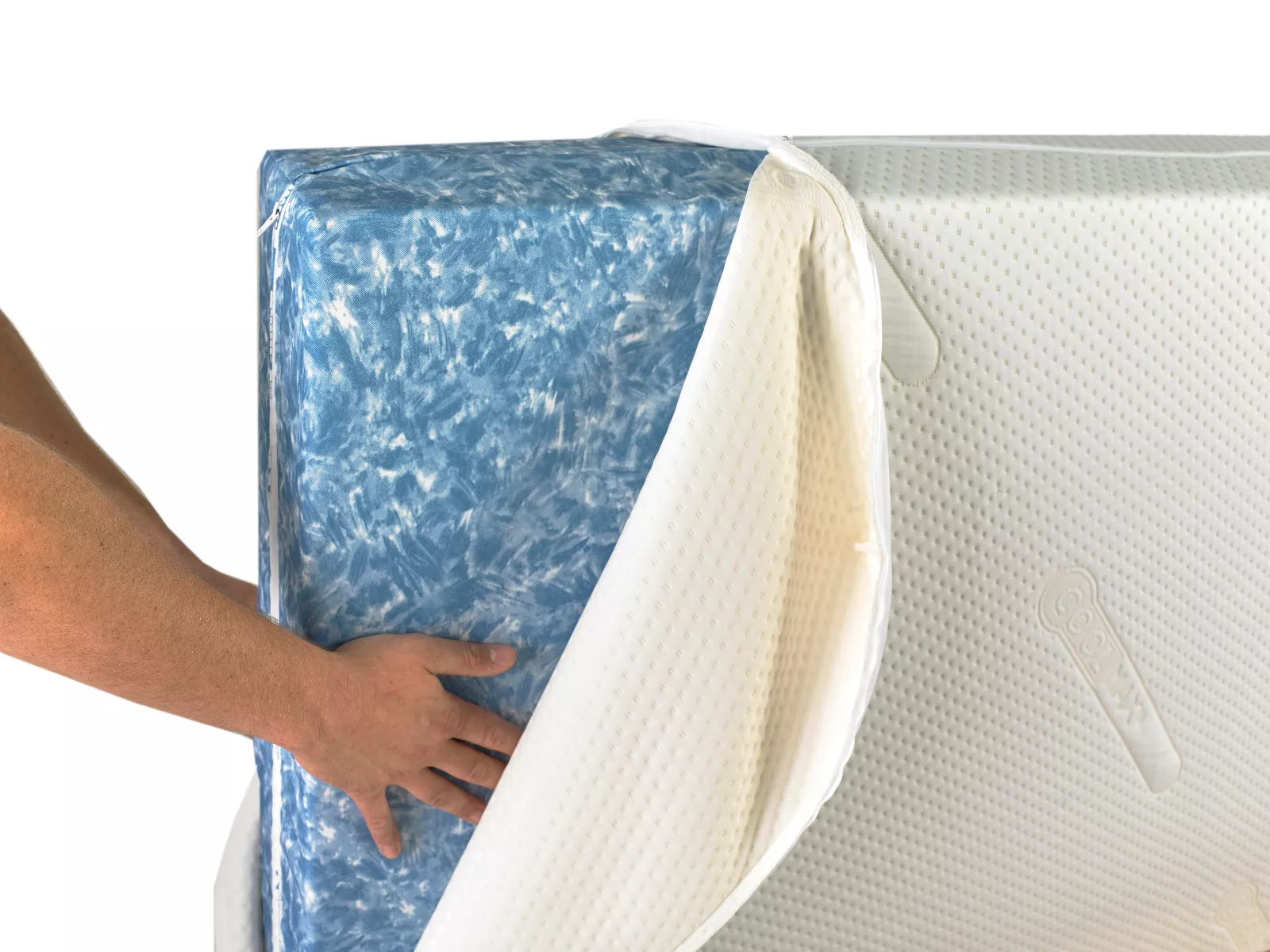 Coolmax Memory Foam Mattress Cover Zipped COVER. C